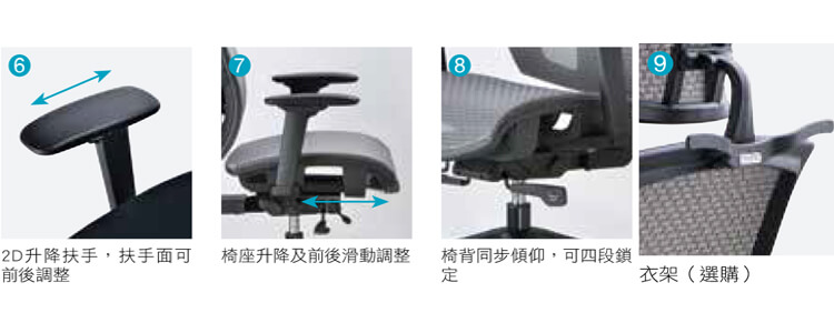 CM-1801人體工學電腦椅